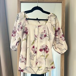 Floral Print Women's Top